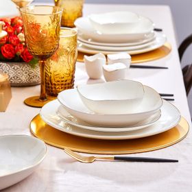 Karaca Middle Gold 56 Parça Yemek Takımı