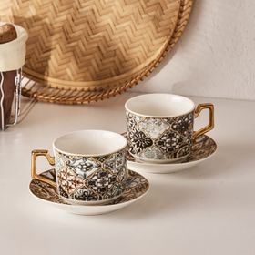 Karaca Milas 2 Kişilik 230 ml New Bone Çay Fincan Takımı