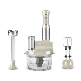 Karaca MM Prosteel 2000 Watt Cam Soft Cream Inox Mutfak Robotu
