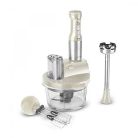 Karaca MM Prosteel 2000 Watt Cam Soft Cream Inox Mutfak Robotu