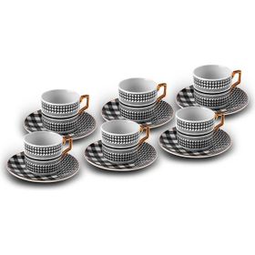 Karaca Mona 6 Kişilik 100 ml Kahve Fincan Takımı