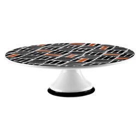 Karaca Monstera 30 cm Porselen Ayaklı Servis Tabağı