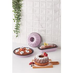 Karaca Multichef Valente 3 Parça Pink Kek Kalıbı Seti