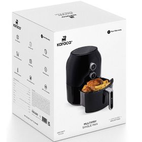 Karaca Multifry Single Pan 3.5 lt Black Fritöz