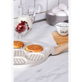 Karaca Mutfaksever Biogranit 26 cm Krem Waffle Pankek Tava
