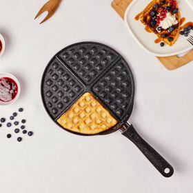 Karaca Mutfaksever Gray 26 cm Waffle Tavası