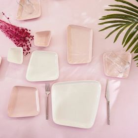Karaca Naomi Pink 26 Parça 6 Kişilik Kahvaltı Takımı