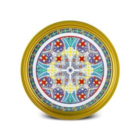 Karaca Napoli 35 cm Metal Yuvarlak Tepsi