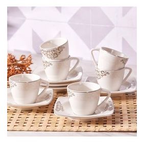Karaca Nazende 80 ml 6 Kişilik Kahve Fincanı Takımı