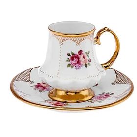 Karaca Nermin 2 Kişilik 85 ml Kahve Fincan Takımı