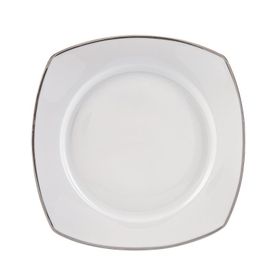 Karaca New Bone Tanya 60 Parça 12 Kişilik Platin - Kare Yemek Takımı