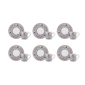 Karaca New Delft Blue 100 ml 6 Kişilik Kahve Fincan Takımı
