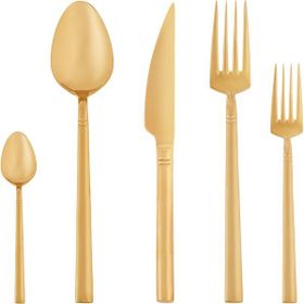 Karaca New Evora Gold 6 Kişilik 30 Parça Çatal Kaşık Bıçak Takımı