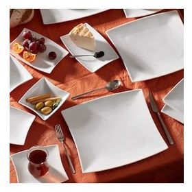Karaca New Perfect White Kare 26 Parça 6 Kişilik Kahvaltı Seti