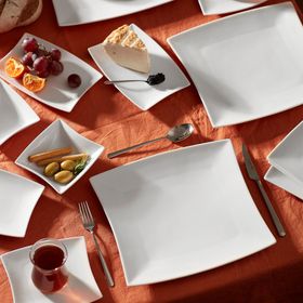 Karaca New Perfect White Kare 26 Parça 6 Kişilik Kahvaltı Seti