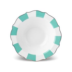 Karaca New Romantic Kalın Çizgili 17 cm Yeşil Kase