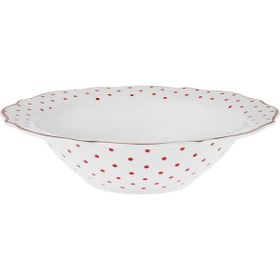 Karaca New Romantic Puantiyeli 17 cm Kırmızı Kase