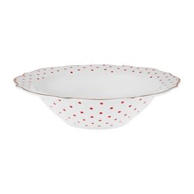 Karaca New Romantic Puantiyeli 17 cm Kırmızı Kase