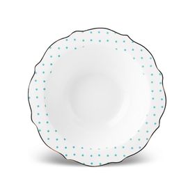Karaca New Romantic Puantiyeli 17 cm Yeşil Kase