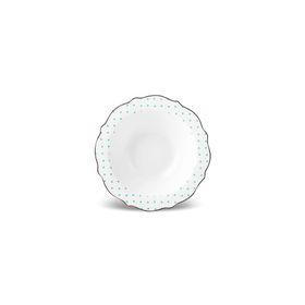 Karaca New Romantic Puantiyeli 17 cm Yeşil Kase