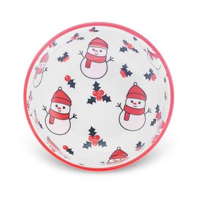 Karaca New Year Yılbaşı 10 cm Snowman Round Çerezlik