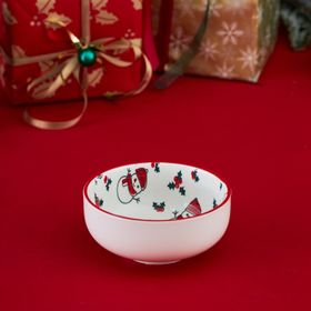 Karaca New Year Yılbaşı 10 cm Snowman Round Çerezlik