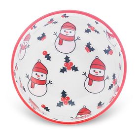 Karaca New Year Yılbaşı 10 cm Snowman Round Çerezlik