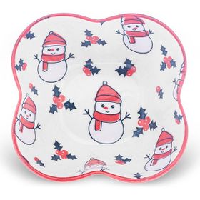 Karaca New Year Yılbaşı 10 cm Snowman Yonca Çerezlik