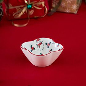 Karaca New Year Yılbaşı 10 cm Snowman Yonca Çerezlik