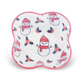 Karaca New Year Yılbaşı 10 cm Snowman Yonca Çerezlik