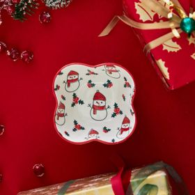Karaca New Year Yılbaşı 10 cm Snowman Yonca Çerezlik