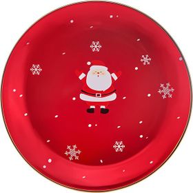Karaca New Year Yılbaşı 24 Golden Line 27 cm Servis Tabağı