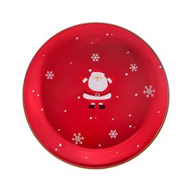 Karaca New Year Yılbaşı 24 Golden Line 27 cm Servis Tabağı