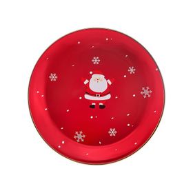 Karaca New Year Yılbaşı 24 Golden Line 27 cm Servis Tabağı