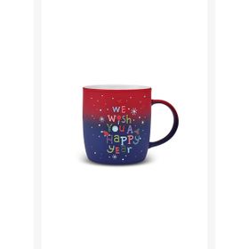 Karaca New Year Yılbaşı 24 Yeşil 350 ml Soft Touch Kupa