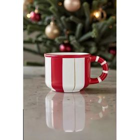 Karaca New Year Yılbaşı Candy Stripe 570 ml Kupa