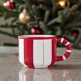 Karaca New Year Yılbaşı Candy Stripe 570 ml Kupa