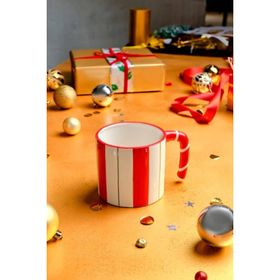 Karaca New Year Yılbaşı Candy Stripe 720 ml Kupa