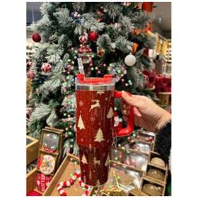 Karaca New Year Yılbaşı Forstar 1200 ml Pipetli Çelik Termos