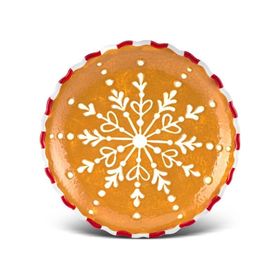 Karaca New Year Yılbaşı Gingerbread 20 cm Pasta Tabağı