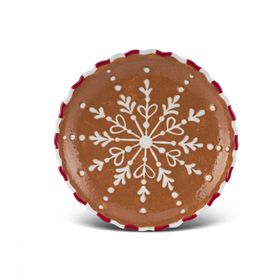 Karaca New Year Yılbaşı Gingerbread 20 cm Pasta Tabağı