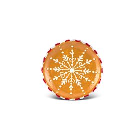 Karaca New Year Yılbaşı Gingerbread 20 cm Pasta Tabağı