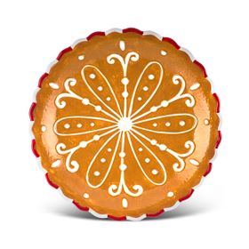 Karaca New Year Yılbaşı Gingerbread 30 cm Servis Tabağı
