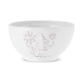 Karaca New Year Yılbaşı Snowy 14 cm Beyaz Kase
