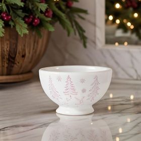 Karaca New Year Yılbaşı Snowy 14 cm Beyaz Kase