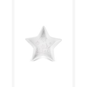 Karaca New Year Yılbaşı Snowy Star 24 cm Beyaz Çerezlik