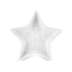 Karaca New Year Yılbaşı Snowy Star 24 cm Beyaz Çerezlik