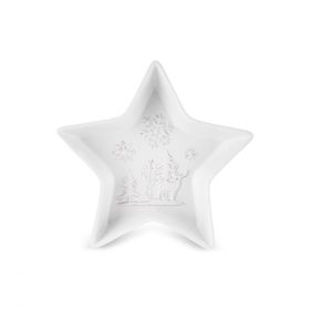 Karaca New Year Yılbaşı Snowy Star 24 cm Beyaz Çerezlik