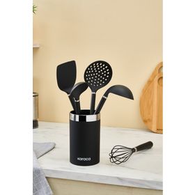 Karaca Noir Magic 6 Parça Standlı Servis Seti