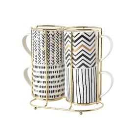 Karaca Nomar 5 Parça Standlı Small Mug Seti